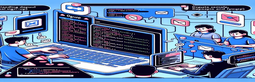 Gestió de registres de correu electrònic duplicats a Next.js amb Supabase