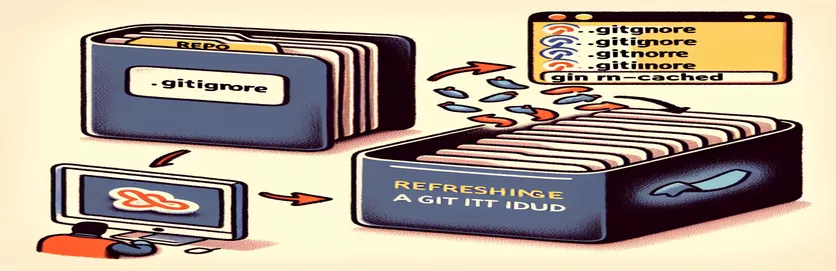 تحديث مؤشر Git لتطبيق .gitignore على الملفات الملتزم بها بالفعل