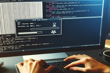 Cómo resolver el clon de Git atascado en el 81%