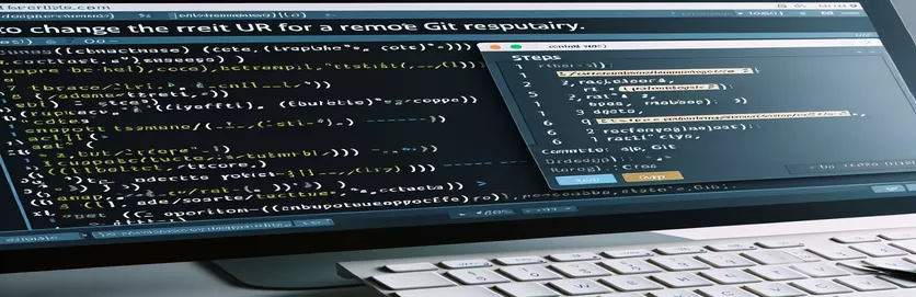 रिमोट गिट रेपॉजिटरी साठी URI कसे बदलावे