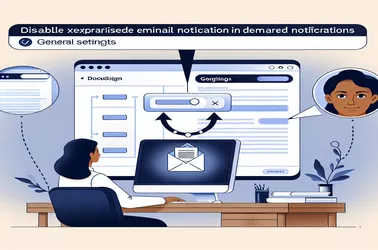 Отключение уведомлений по электронной почте с истекшим сроком действия в интеграции DocuSign