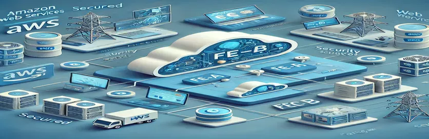 كيفية حماية واجهتين أماميتين صغيرتين باحتياجات وصول مختلفة على واجهة AWS الخلفية