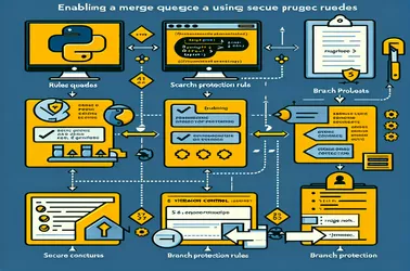Utilice conjuntos de reglas y reglas de protección de sucursales con PyGithub para habilitar la cola de combinación de GitHub