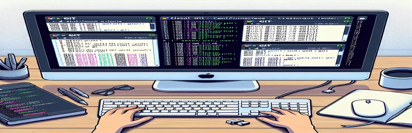 管理本地和全局存储库的多个 Git 配置