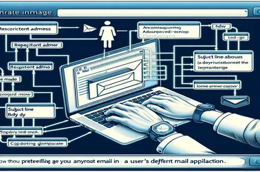 Cara Pra-isi E-mel dalam Aplikasi Mel Lalai Pengguna