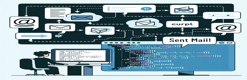 Come inviare e-mail con C e cURL