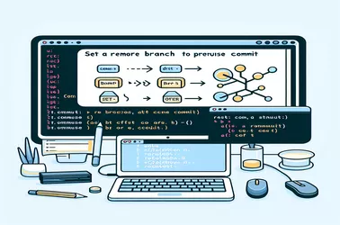 How to Establish a Remote Branch with a Prior Commit