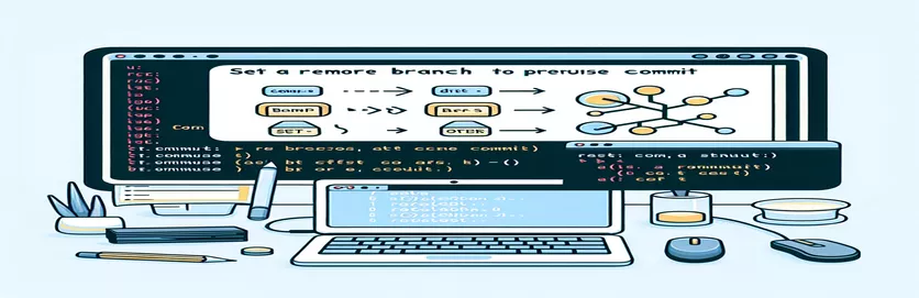 So stellen Sie Remote Branch auf vorheriges Commit ein