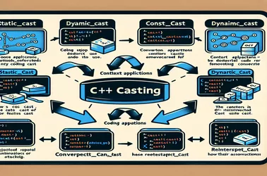 C++ Yayınlarını Anlamak: static_cast,dynamic_cast, const_cast ve reinterpret_cast'te gezinme