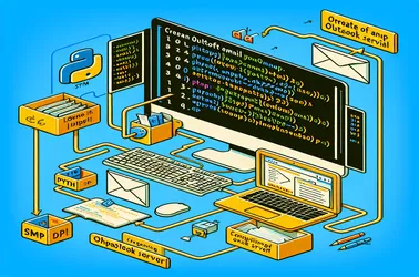 Mencipta e-mel Outlook melalui SMTP dalam Python: pendekatan langkah demi langkah