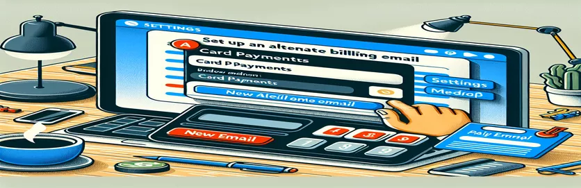 In WooCommerce, set up a backup billing email for credit card payments.