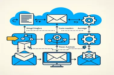 Het automatiseren van het verzenden van e-mail met aangepaste headers via Azure Logic Apps en Power Automate