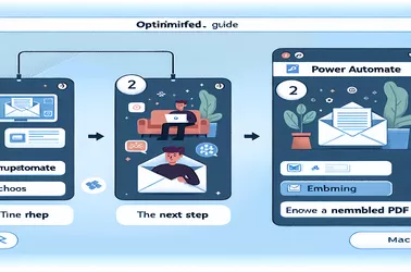 Optimizacija Power Automate za vdelavo PDF v e-pošto