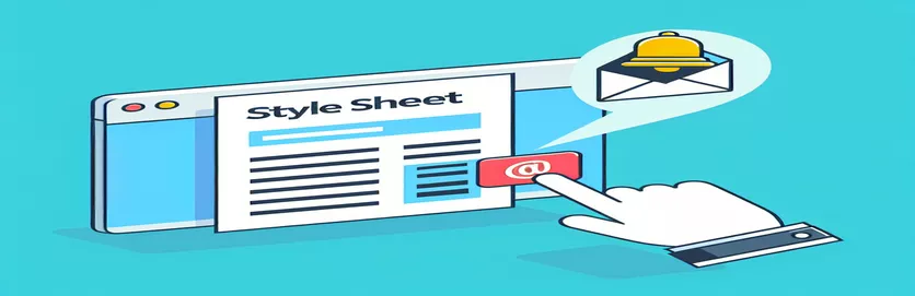 E-mailwaarschuwing telkens wanneer een stylesheet wordt geraadpleegd